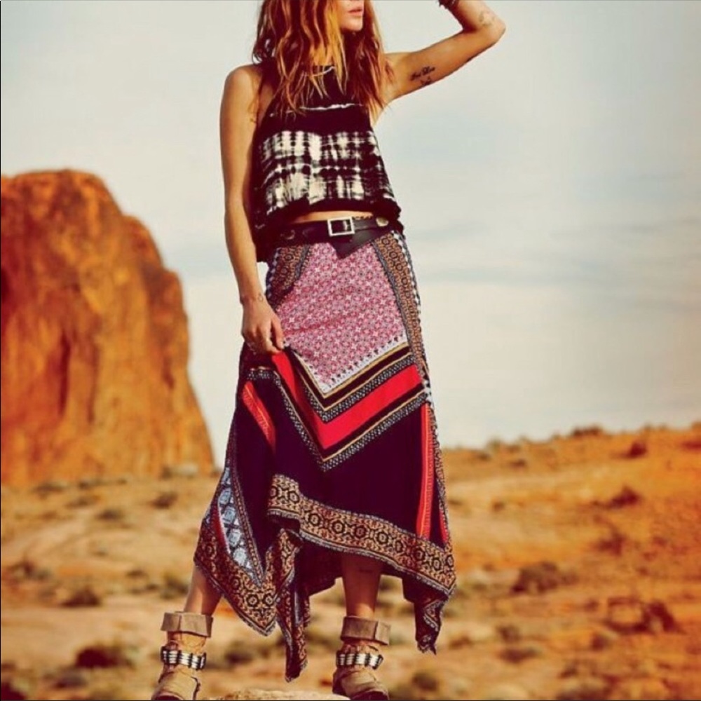 Free people boho skirt